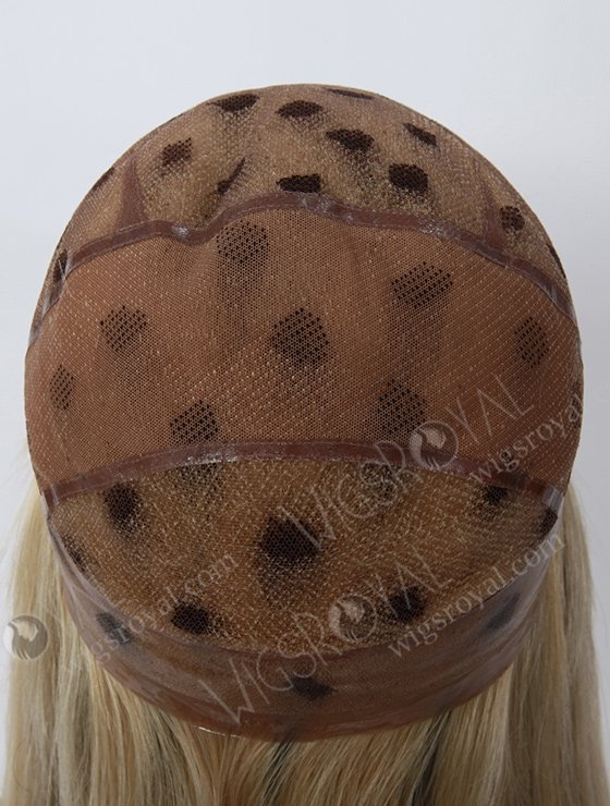 Blonde Hair with Brown Highlight Human Hair Wigs WR-LW-035-8249