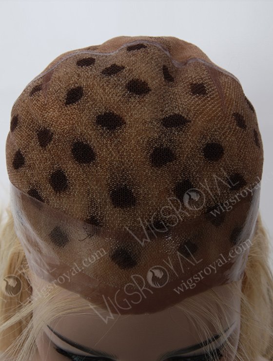 Blonde Hair with Brown Highlight Human Hair Wigs WR-LW-035-8250