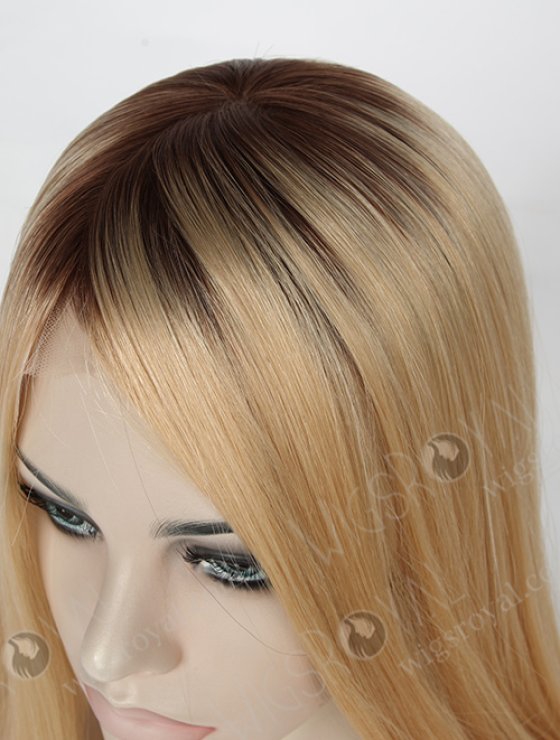 Best Quality 16'' Peruvian Virgin T6#/24# Color Glueless Wigs WR-GL-056-8835