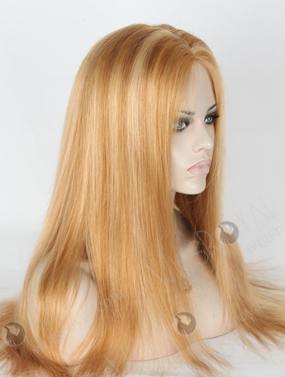 Beautiful Highlight Color 20'' Chinese Virgin 18# Highlight 24# Color Glueless Wigs WR-GL-058-8856