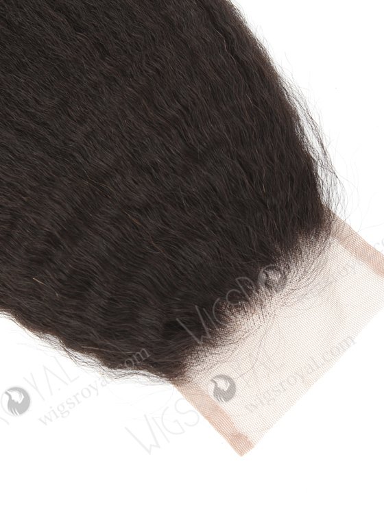Indian Remy Hair 18" Kinky Straight Natural Color Lace Top Closure WR-LC-001-8892