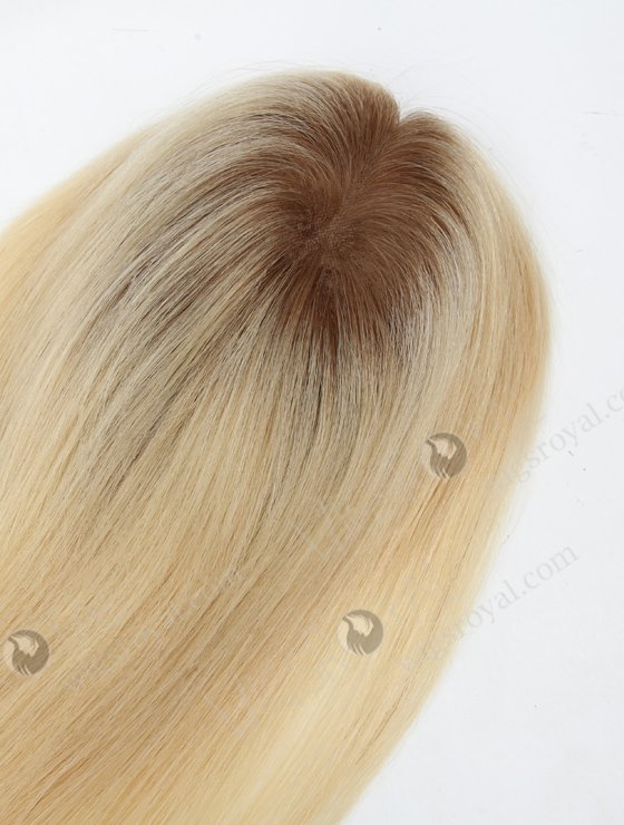 European Virgin Hair 14" Straight T9#/613# Color Lace Top Closure WR-TC-004-8948