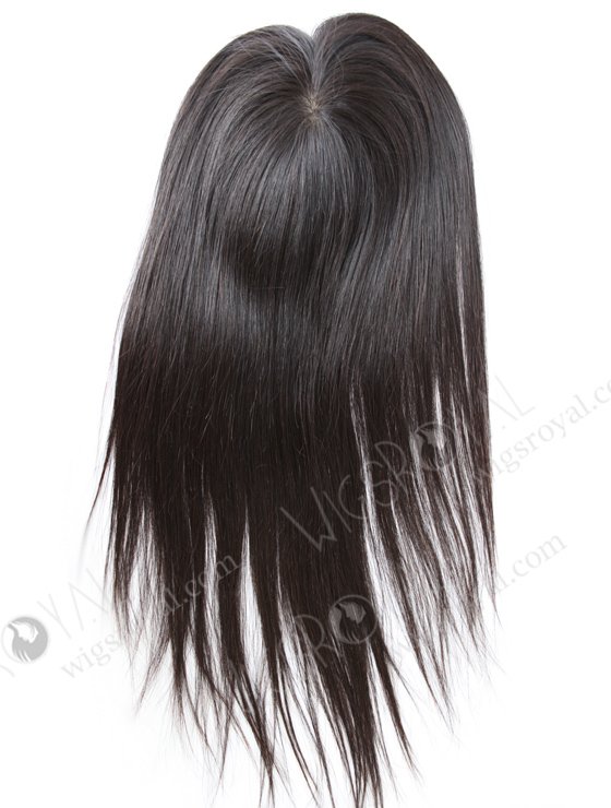 Natural Indian Virgin Hair 18" Straight Comfortable Two Layers Silk Base Closure WR-TC-015-9163