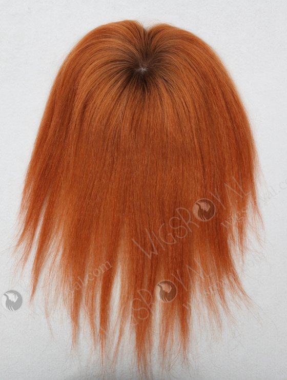 Mongolian Virgin Hair 14" Kinky Straight #28 Color Top Closure WR-TC-012-9138