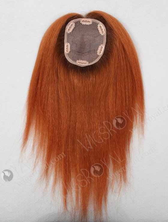Mongolian Virgin Hair 14" Kinky Straight #28 Color Top Closure WR-TC-012-9139