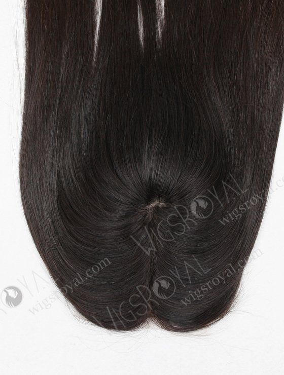 5.9"*4.5" Indian Virgin Hair 18" Straight Natural Color All Silk Top Closure with Lace Lip WR-TC-014-9153