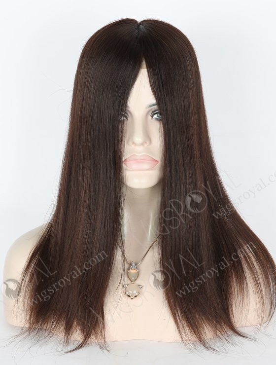 Chinese Virgin Hair 16" Double Draw Natural Straight Natural Color Close To 3# Silk Top Closure WR-TC-008-9109
