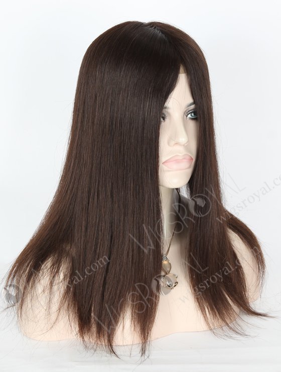 Chinese Virgin Hair 16" Double Draw Natural Straight Natural Color Close To 3# Silk Top Closure WR-TC-008-9115