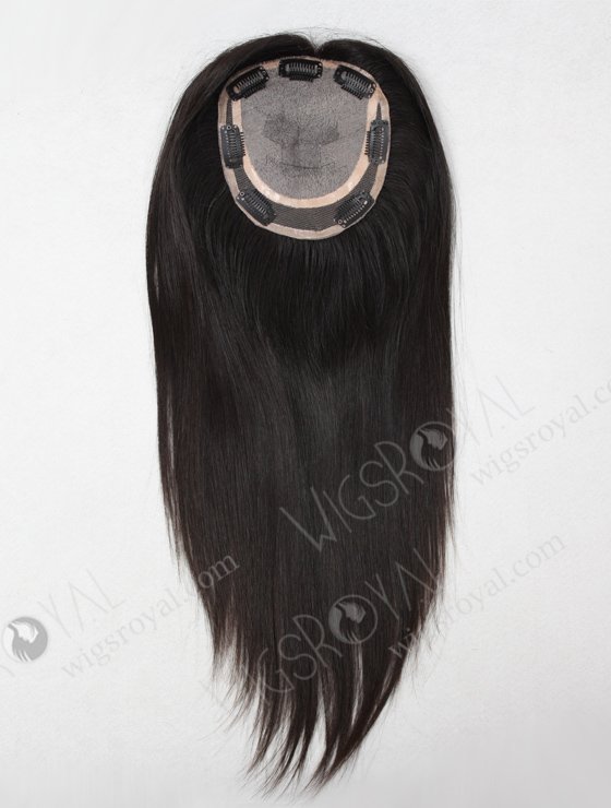 100% Indian Virgin Hair Straight Natural Color Silk Top Closure with Clips WR-TC-017-9172