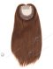 European Virgin Hair 16" One Length Straight 4# Color 5.5"×5.5" Silk Top Wefted Kosher WR-TC-030
