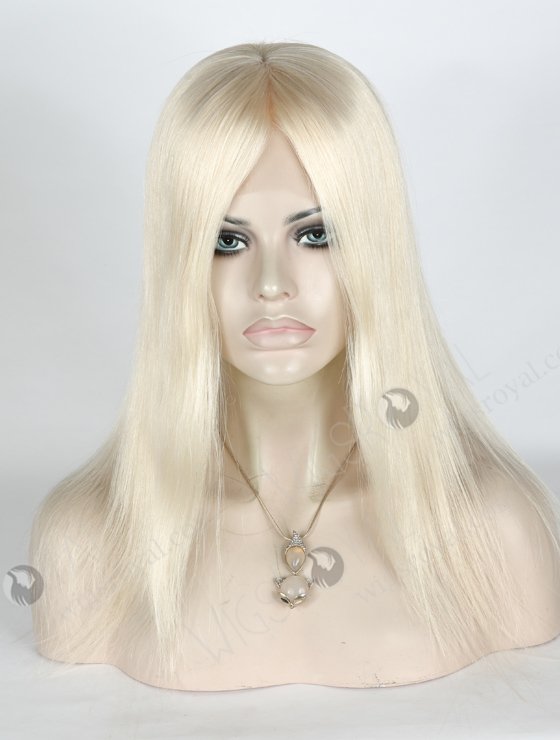 Best Wig Websites 14 Inch Platinum Blonde White Straight Hair Wig | In Stock European Virgin Hair 14" Straight White Color Lace Front Silk Top Glueless Wig GLL-08011
