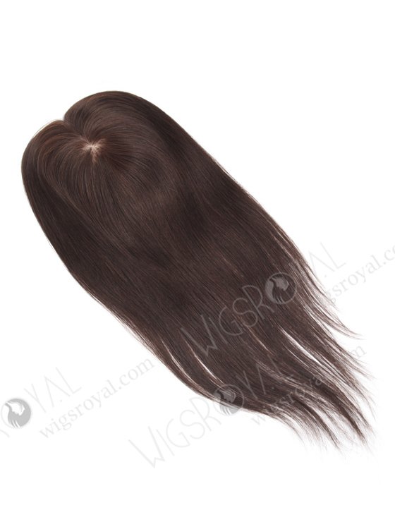 5.5"*6" European Virgin Hair 16" Straight Color 2# Silk Top Hair WR-TC-043-9484