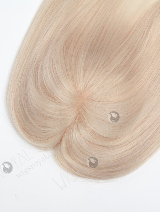 5.5"*6" European Virgin Hair 16" Straight White Color Silk Top Hair WR-TC-045-9496