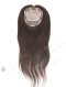 5.5"*6" European Virgin Hair 18" Natural Straight Natural Color Silk Top Hair WR-TC-042