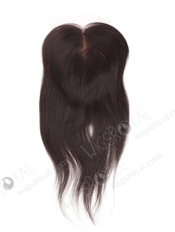 In Stock Indian Remy Hair 10" Natural Straight Natural Color Silk Top Closure STC-248-9760