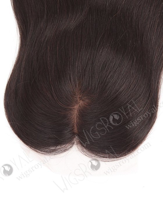 In Stock Indian Remy Hair 10" Natural Straight Natural Color Silk Top Closure STC-248-9761
