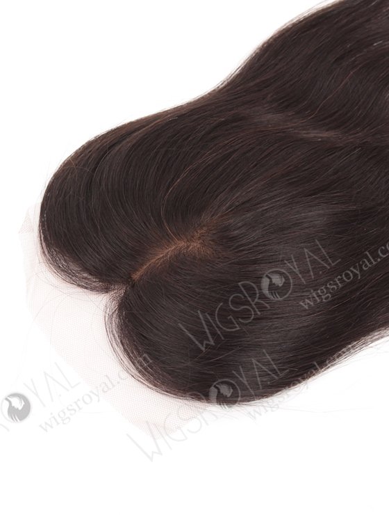 In Stock Indian Remy Hair 10" Natural Straight Natural Color Silk Top Closure STC-248-9762