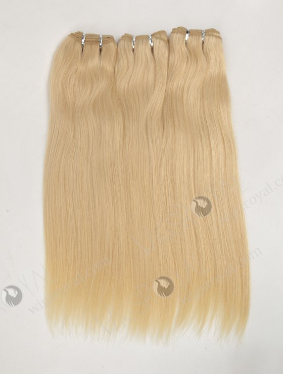 In Stock Malaysian Virgin Hair 16" Straight 613# Color Machine Weft SM-309