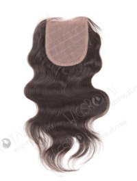 In Stock Indian Virgin Hair 10" Natural Wave Natural Color Silk Top Closure STC-247