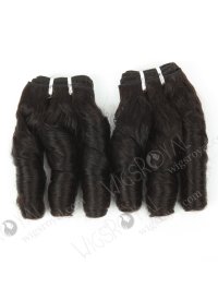 In Stock Indian Remy Hair 12" Big Loose Curl Natural Color Machine Weft SM-040