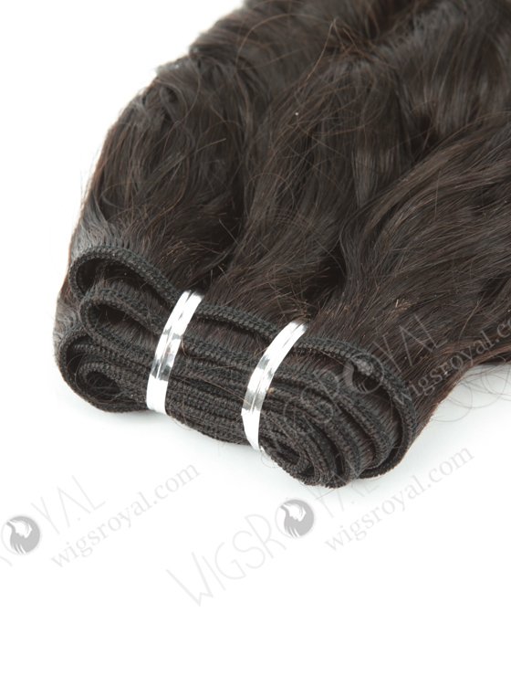 In Stock Indian Remy Hair 12" Big Loose Curl Natural Color Machine Weft SM-040-10129