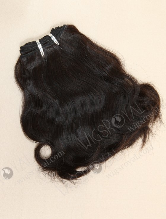 In Stock Indian Remy Hair 8" Natural Wave Natural Color Machine Weft SM-182-10150