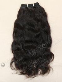 In Stock Indian Remy Hair 14" Natural Wave Natural Color Machine Weft SM-024