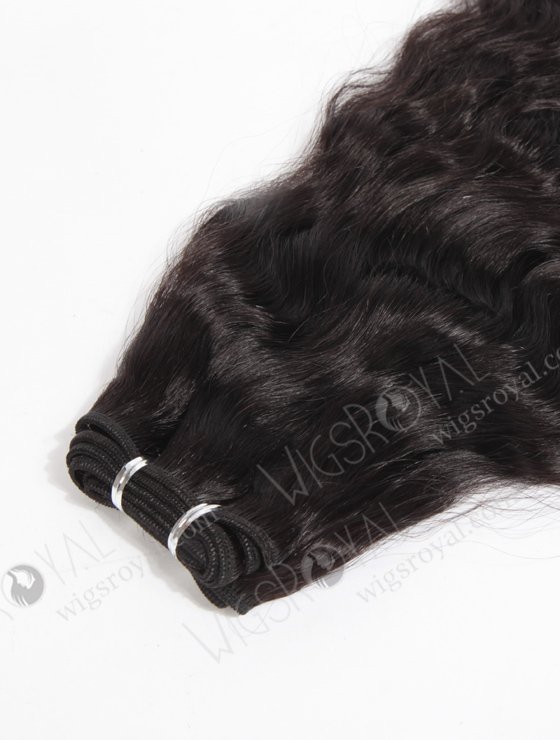In Stock Indian Remy Hair 18" Natural Wave 1B# Color Machine Weft SM-184-10242