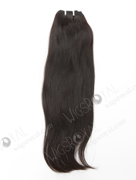 In Stock Chinese Virgin Hair 18" Natural Straight Natural Color Machine Weft SM-005