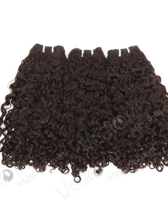 In Stock Indian Remy Hair 18" Coarse Curly Natural Color Machine Weft SM-1122-10074
