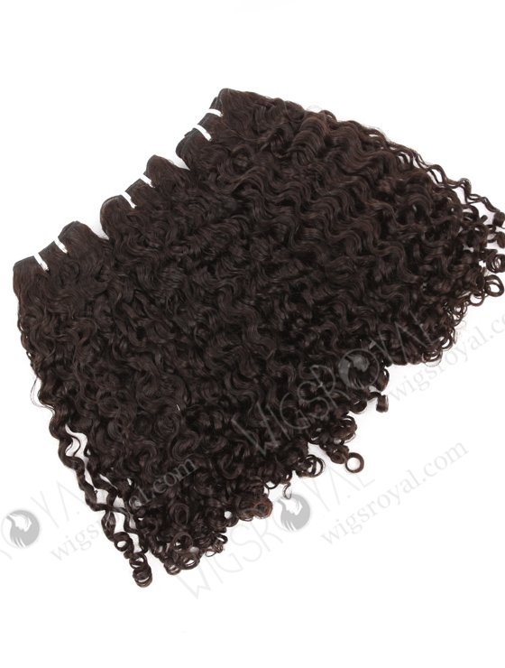 In Stock Indian Remy Hair 18" Coarse Curly Natural Color Machine Weft SM-1122-10075