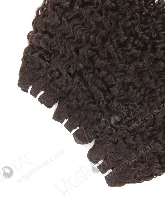 In Stock Indian Remy Hair 18" Coarse Curly Natural Color Machine Weft SM-1122-10076