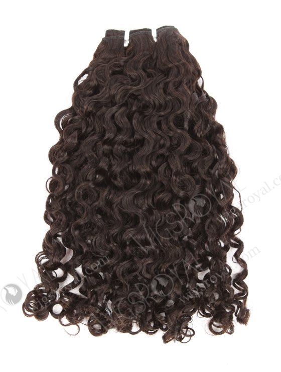 In Stock Indian Remy Hair 18" Coarse Curly Natural Color Machine Weft SM-1122-10078