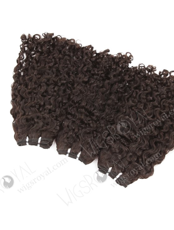 In Stock Indian Remy Hair 18" Coarse Curly Natural Color Machine Weft SM-1122-10080