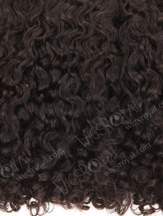In Stock Indian Remy Hair 16" Coarse Curly Natural Color Machine Weft SM-1121-10067
