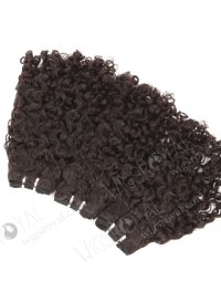 In Stock Indian Remy Hair 16" Coarse Curly Natural Color Machine Weft SM-1121