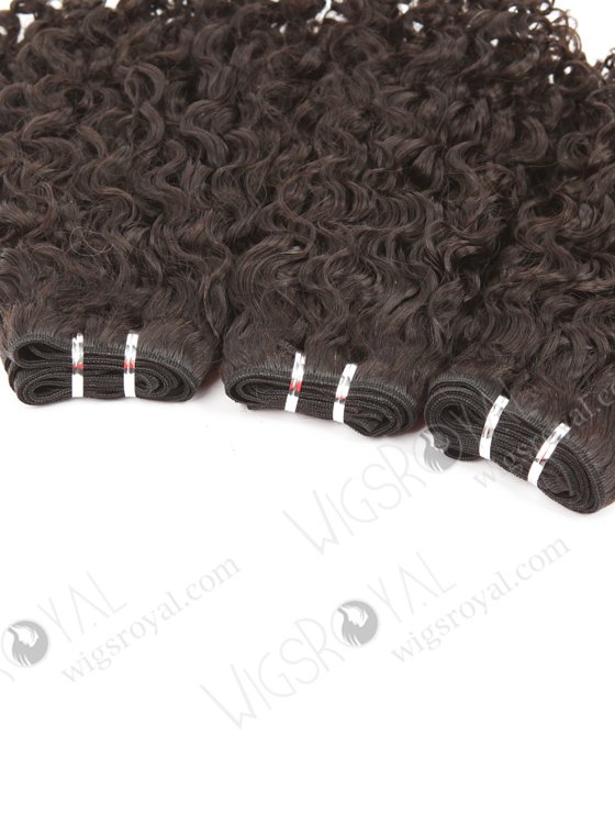 In Stock Indian Remy Hair 16" Coarse Curly Natural Color Machine Weft SM-1121-10070