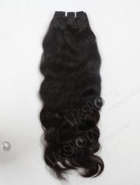 In Stock Indian Remy Hair 18" Natural Wave Natural Color Machine Weft SM-026