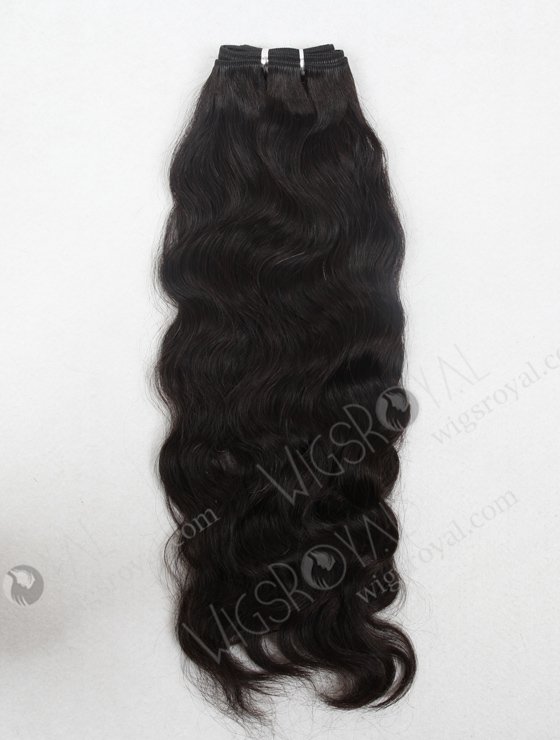 In Stock Indian Remy Hair 18" Natural Wave Natural Color Machine Weft SM-026-10183