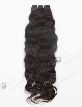 In Stock Indian Remy Hair 20" Natural Wave Natural Color Machine Weft SM-022