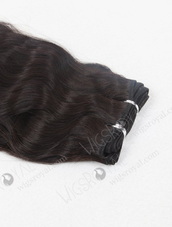 In Stock Indian Remy Hair 20" Natural Wave Natural Color Machine Weft SM-022-10187