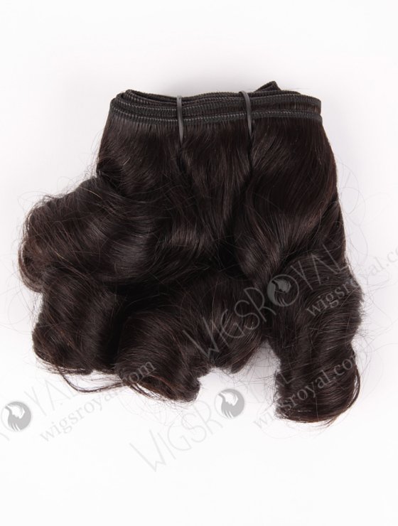 In Stock Indian Remy Hair 8" Big Loose Curl Natural Color Machine Weft SM-181