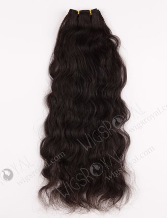 In Stock Indian Remy Hair 22" Natural Wave Natural Color Machine Weft SM-029