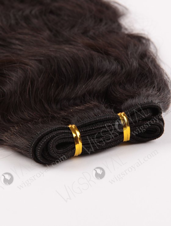 In Stock Indian Remy Hair 22" Natural Wave Natural Color Machine Weft SM-029-10192