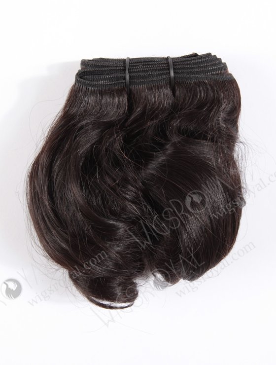 In Stock Indian Remy Hair 10" Big Loose Curl Natural Color Machine Weft SM-042-10123