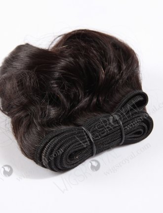 In Stock Indian Remy Hair 10" Big Loose Curl Natural Color Machine Weft SM-042