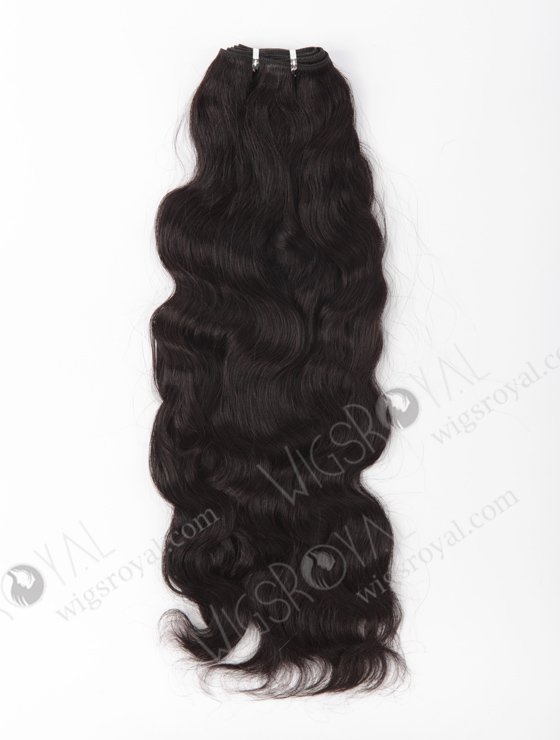 In Stock Indian Remy Hair 20" Natural Wave 1B# Color Machine Weft SM-185-10245