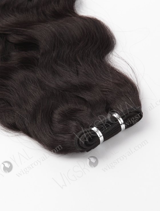 In Stock Indian Remy Hair 20" Natural Wave 1B# Color Machine Weft SM-185-10247