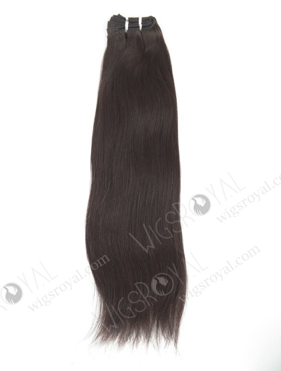 In Stock Indian Remy Hair 18" Straight Natural Color Machine Weft SM-074
