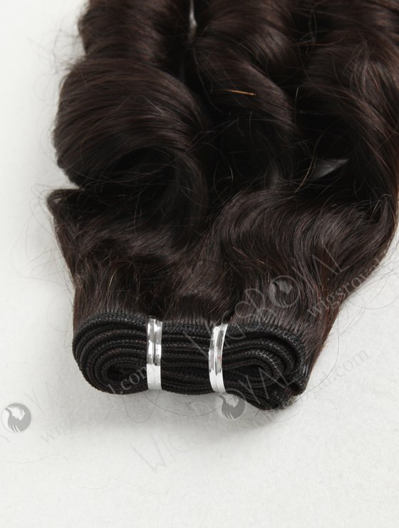 In Stock Indian Remy Hair 18" Big Loose Curl Natural Color Machine Weft SM-018-10146